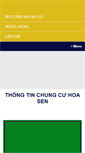 Mobile Screenshot of chungcuhoasen.com